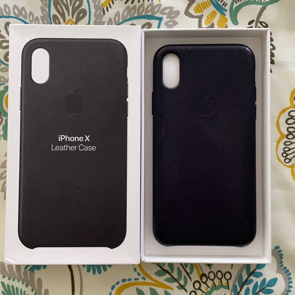 Apple iPhone X leather case